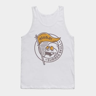 Aloha Summer Skull 1 Tank Top